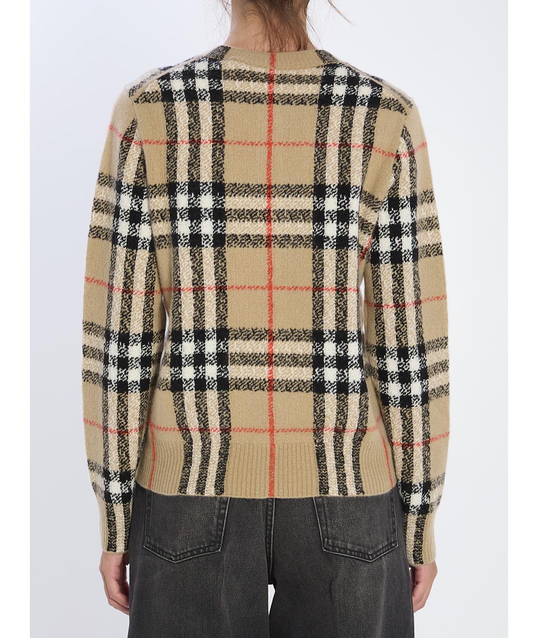 BURBERRY Бежевый шерстяной кардиган, фото 5