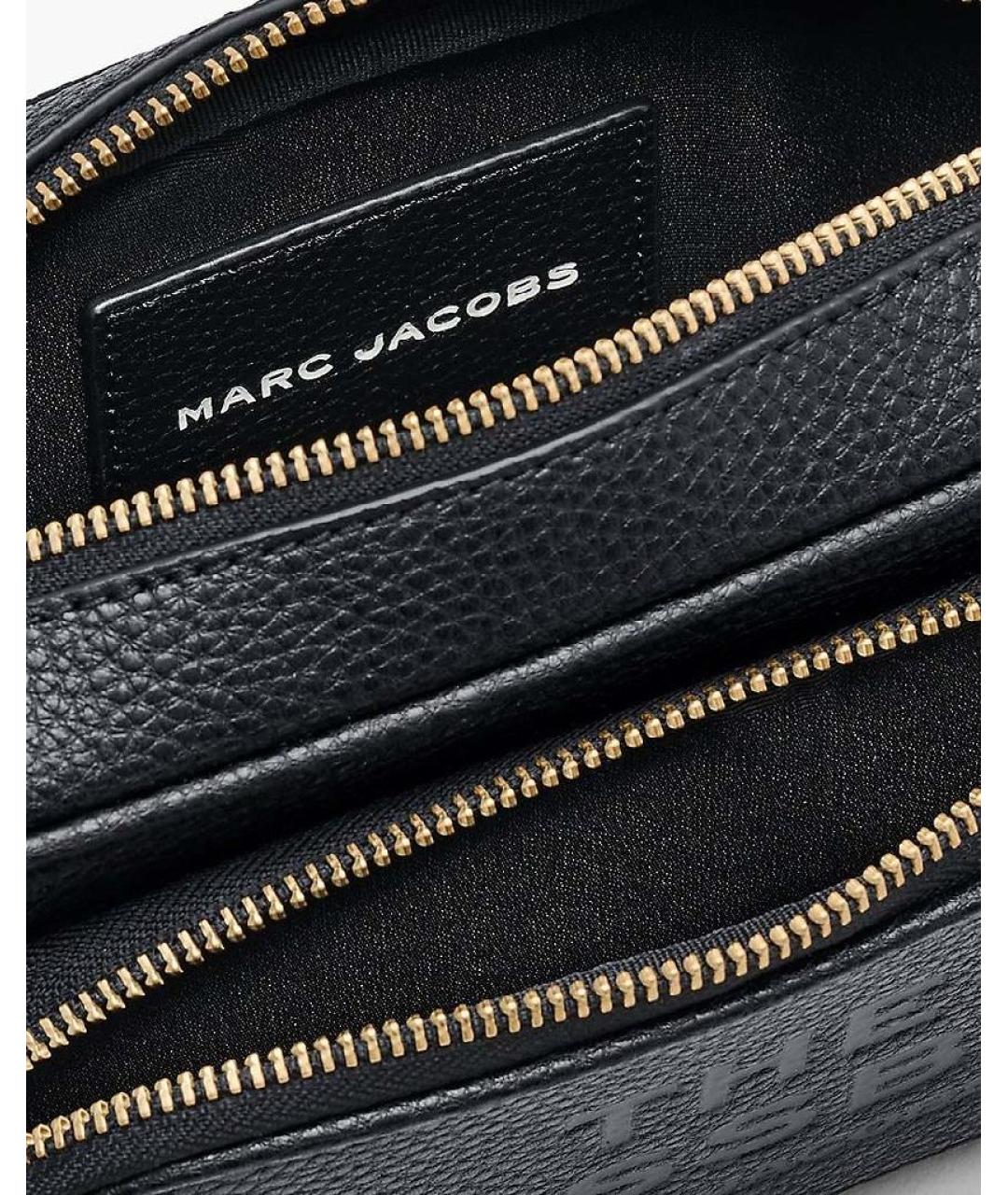 MARC JACOBS Черная кожаная сумка через плечо, фото 5