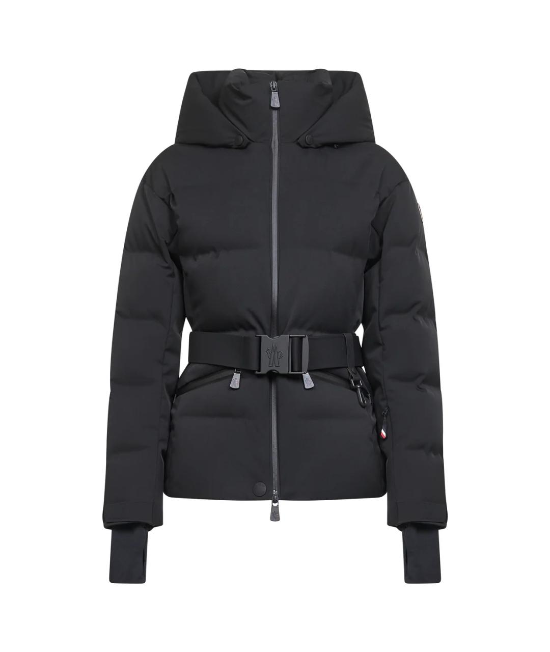 MONCLER GRENOBLE Черная полиэстеровая куртка, фото 1