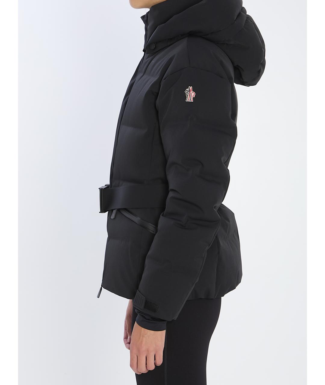 MONCLER GRENOBLE Черная полиэстеровая куртка, фото 4