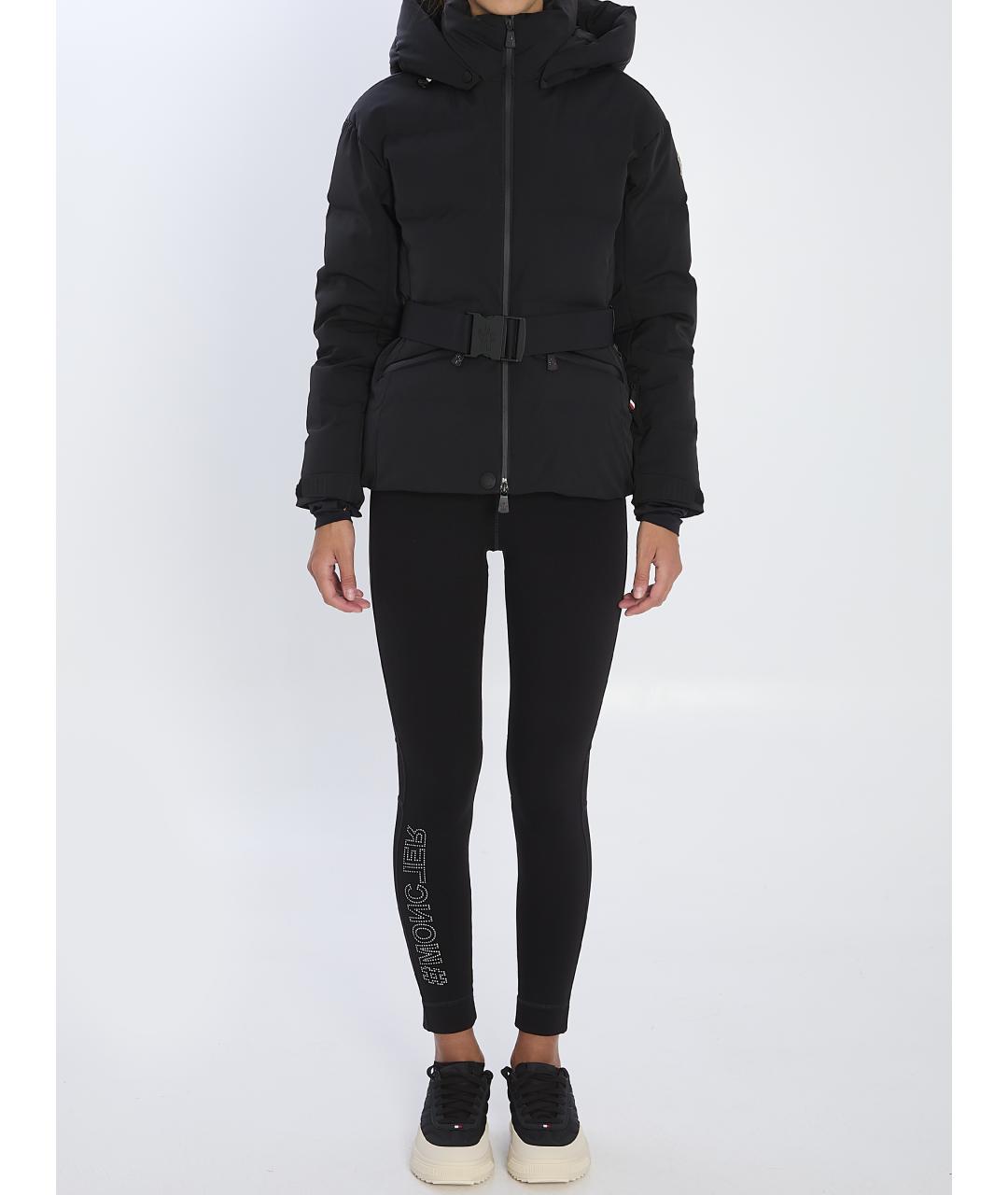 MONCLER GRENOBLE Черная полиэстеровая куртка, фото 6