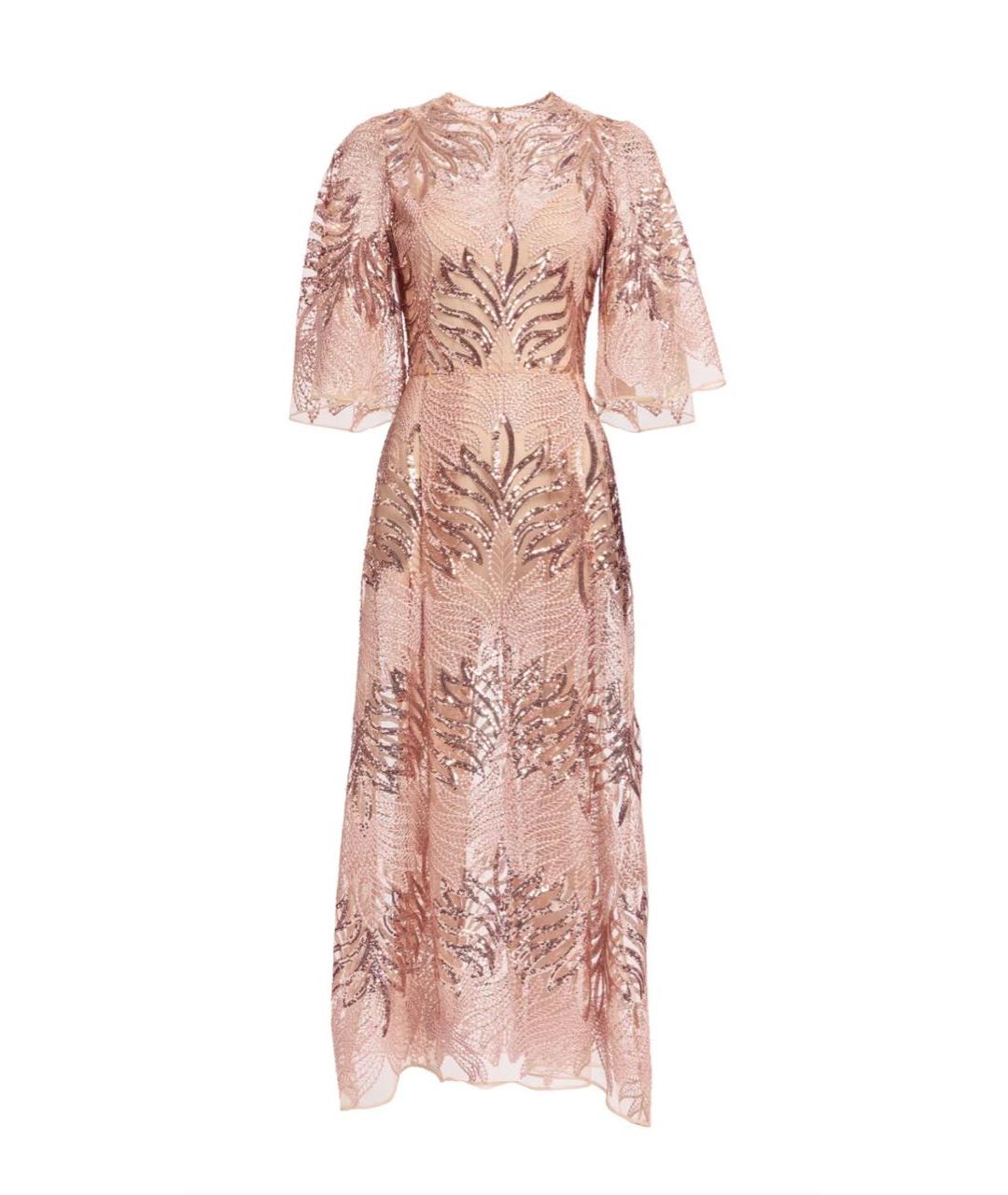 ELIE SAAB Бежевое полиэстеровое вечернее платье, фото 7