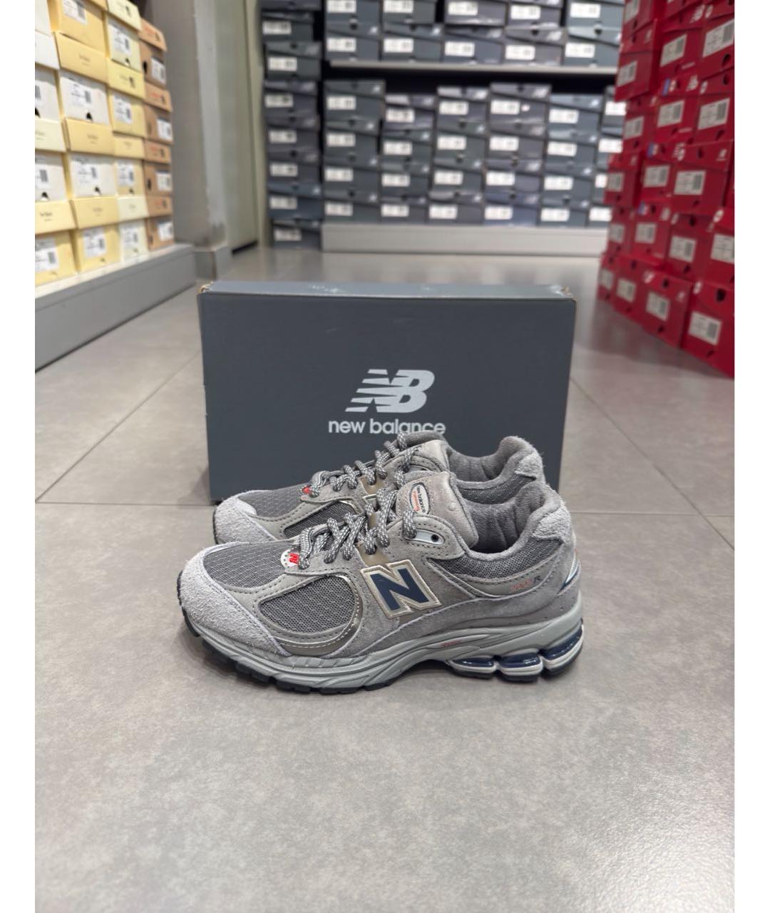 NEW BALANCE Серые текстильные низкие кроссовки / кеды, фото 8