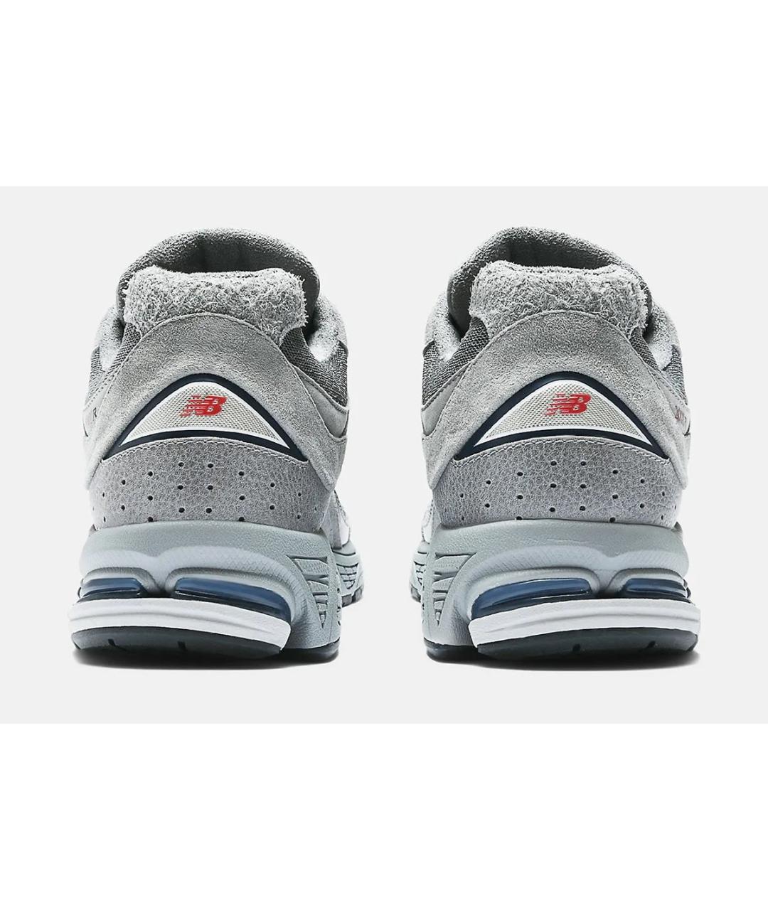 NEW BALANCE Серые текстильные низкие кроссовки / кеды, фото 3