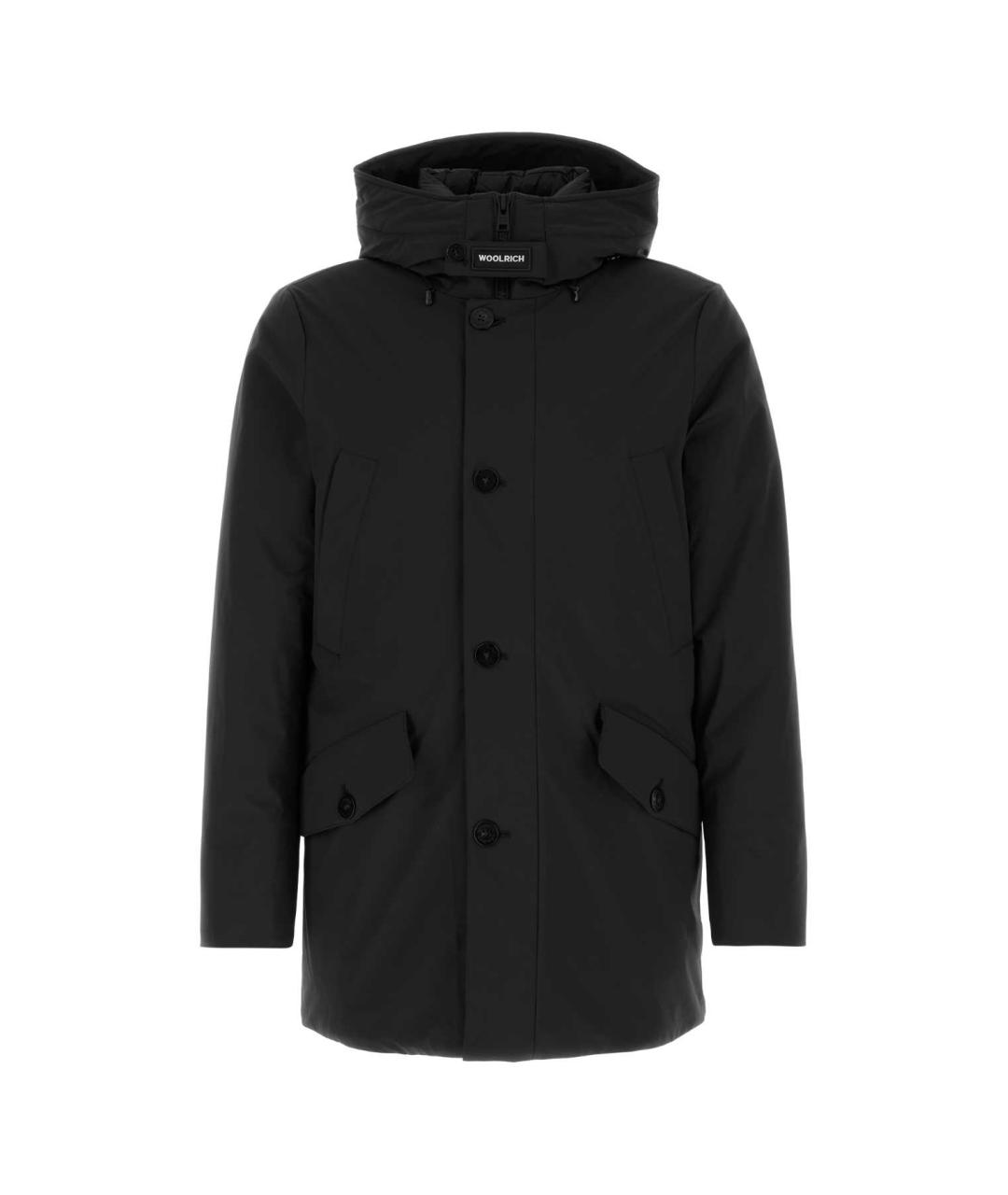 WOOLRICH Черная полиамидовая куртка, фото 1
