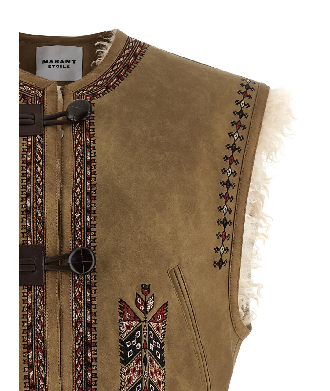 ISABEL MARANT ETOILE Бежевая жилетка, фото 3