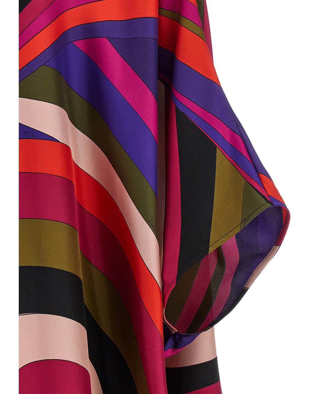 EMILIO PUCCI Мульти шелковая туника, фото 4