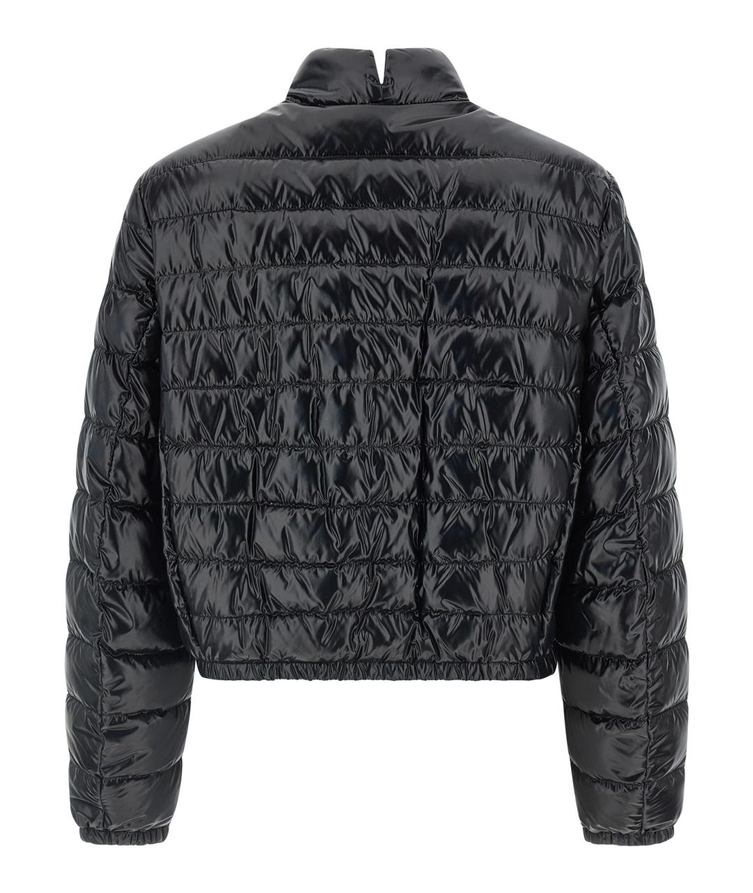 MONCLER Черный полиамидовый пуховик, фото 2