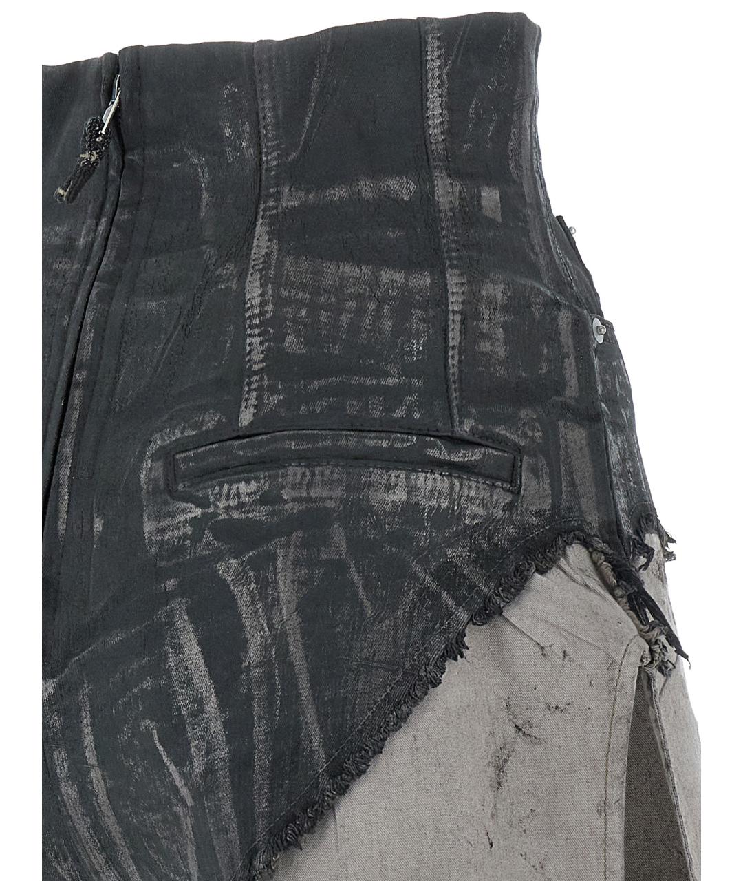 RICK OWENS DRKSHDW Коричневые хлопковые шорты, фото 4