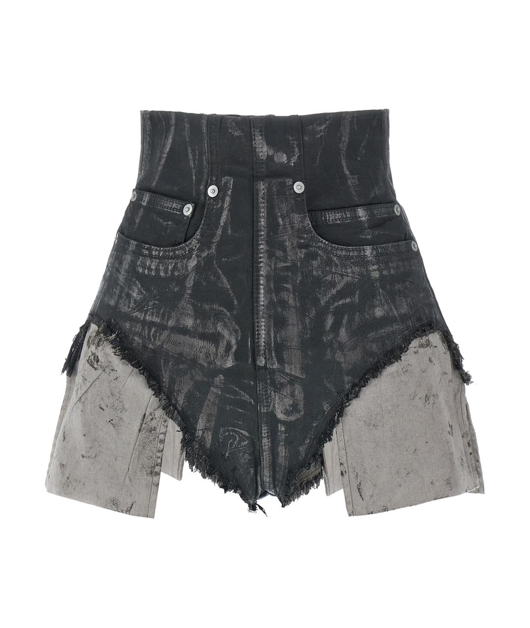 RICK OWENS DRKSHDW Коричневые хлопковые шорты, фото 1