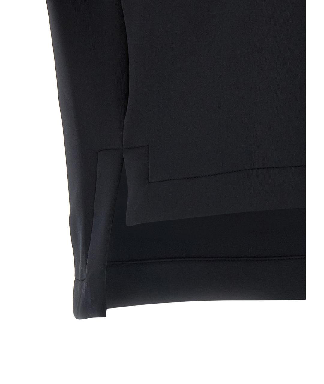 MONCLER Черная полиэстеровая майка, фото 4