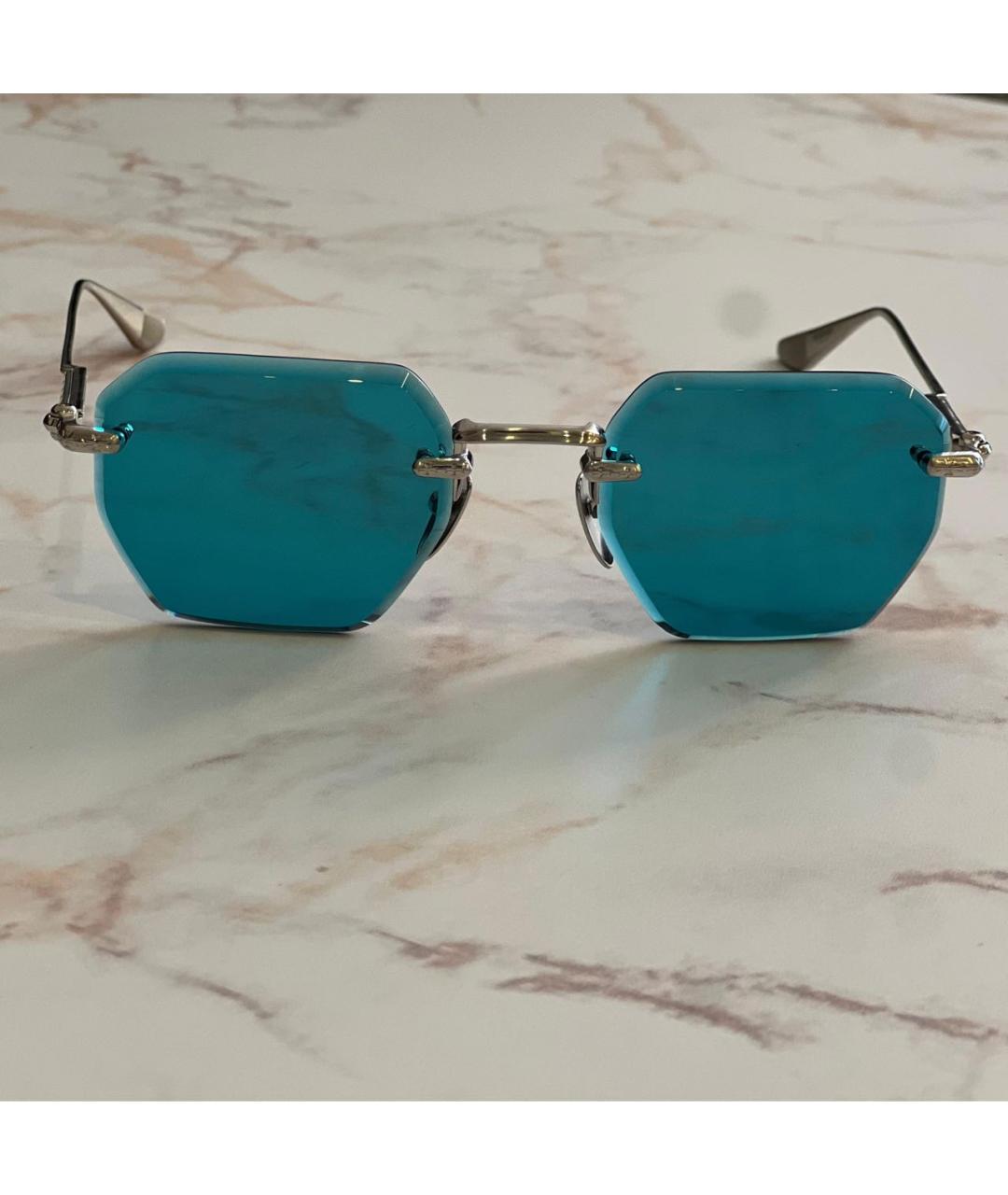 CHROME HEARTS Серебряные металлические солнцезащитные очки, фото 2