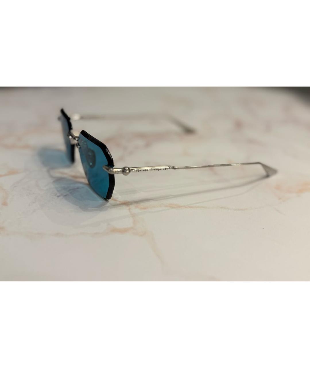 CHROME HEARTS Серебряные металлические солнцезащитные очки, фото 5