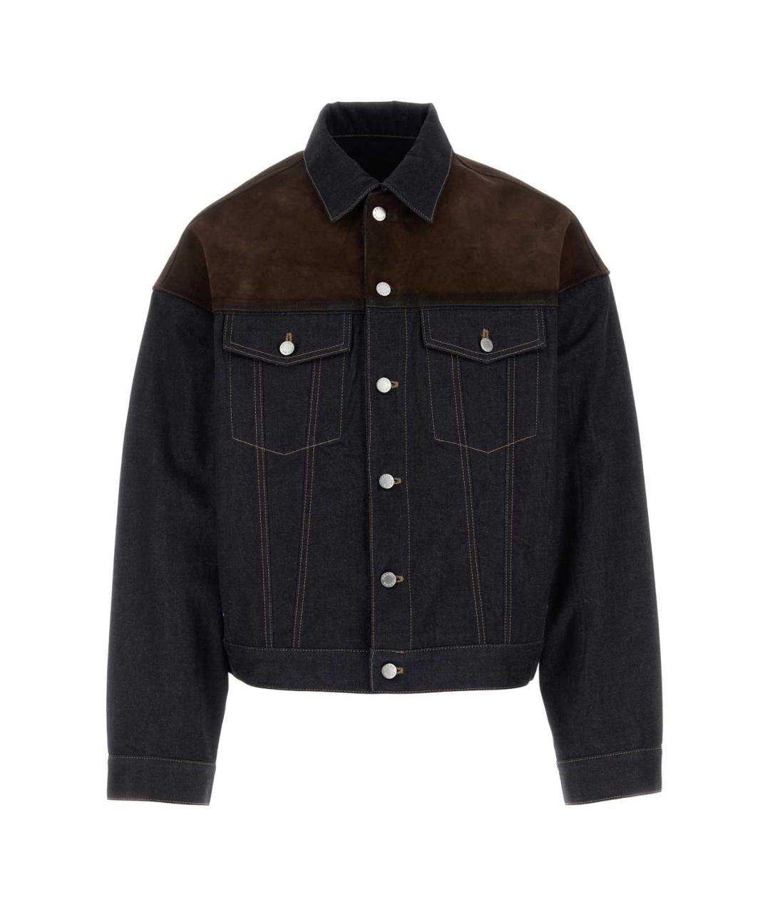 PRADA Темно-синяя хлопковая куртка, фото 1