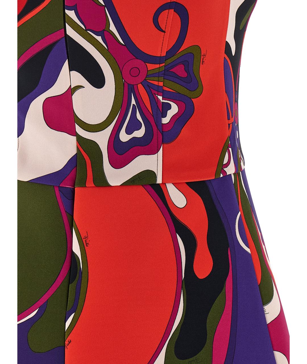 EMILIO PUCCI Мульти платье, фото 4