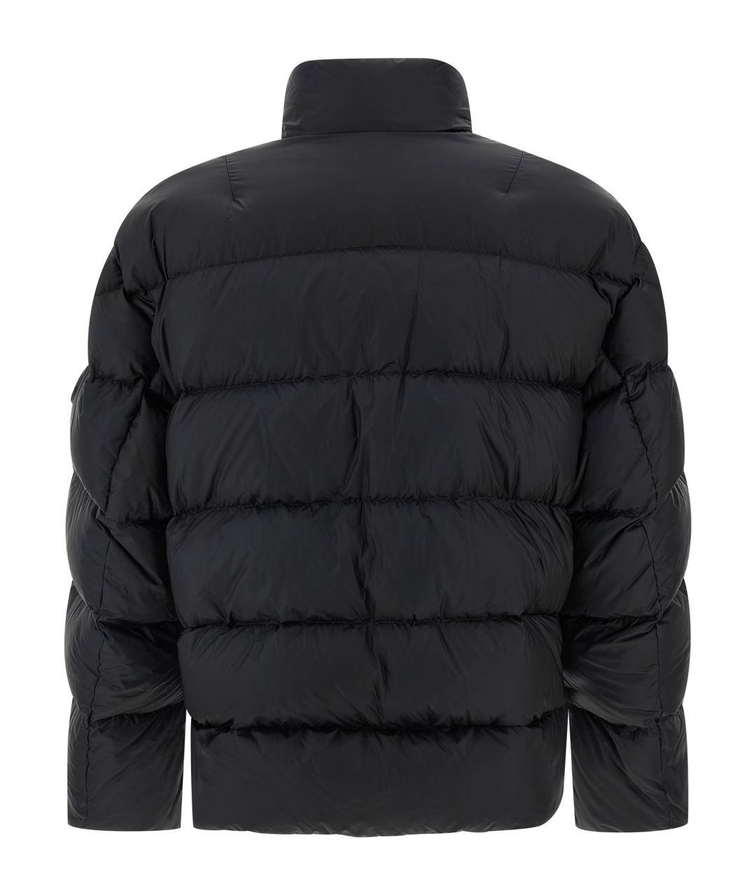 MONCLER Черный полиамидовый пуховик, фото 2