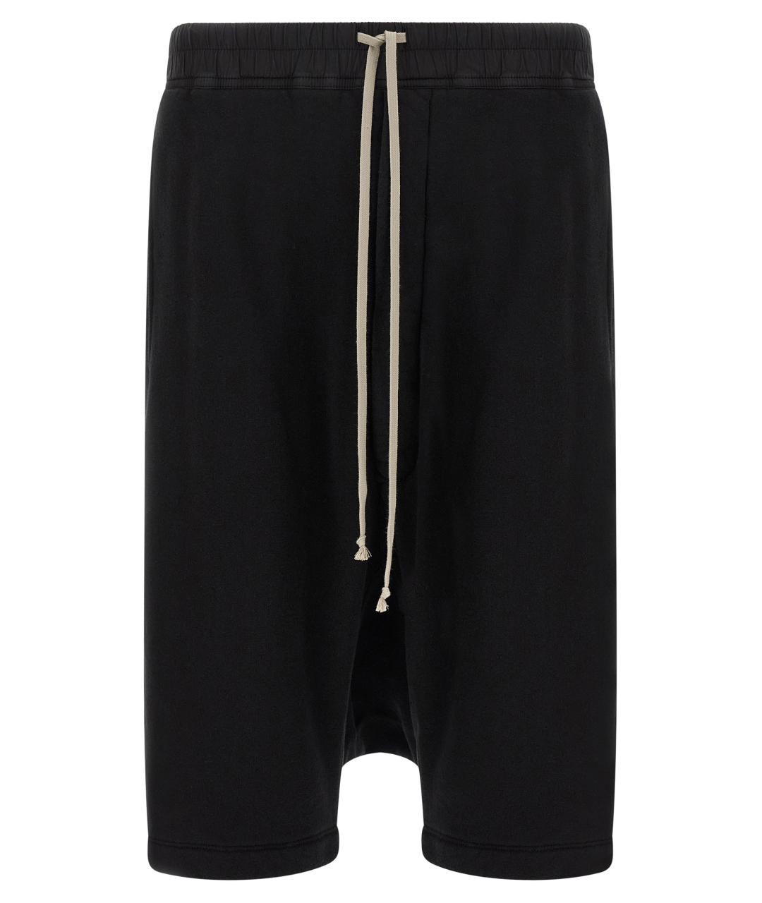 RICK OWENS DRKSHDW Черные хлопковые шорты, фото 1