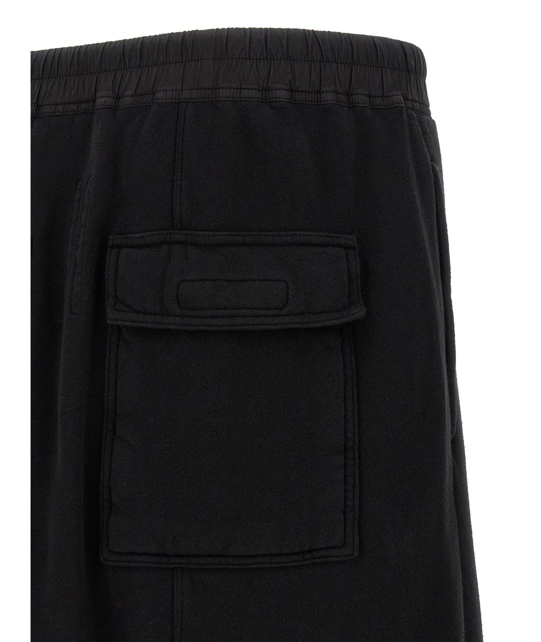 RICK OWENS DRKSHDW Черные хлопковые шорты, фото 4