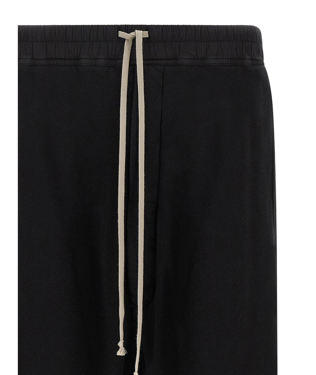 RICK OWENS DRKSHDW Черные хлопковые шорты, фото 3