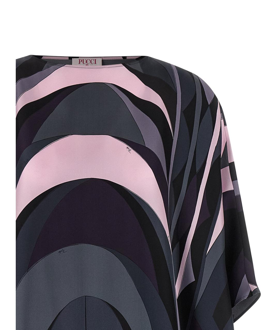EMILIO PUCCI Мульти шелковая юбка макси, фото 3