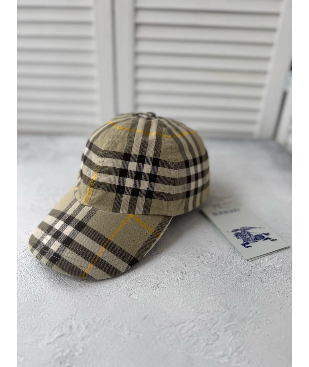 BURBERRY Хлопковая кепка, фото 2