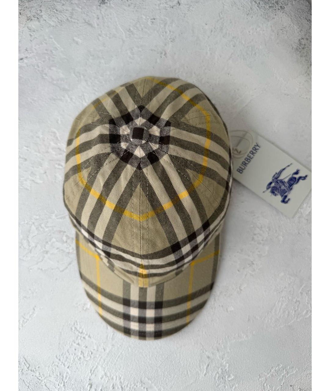 BURBERRY Хлопковая кепка, фото 3