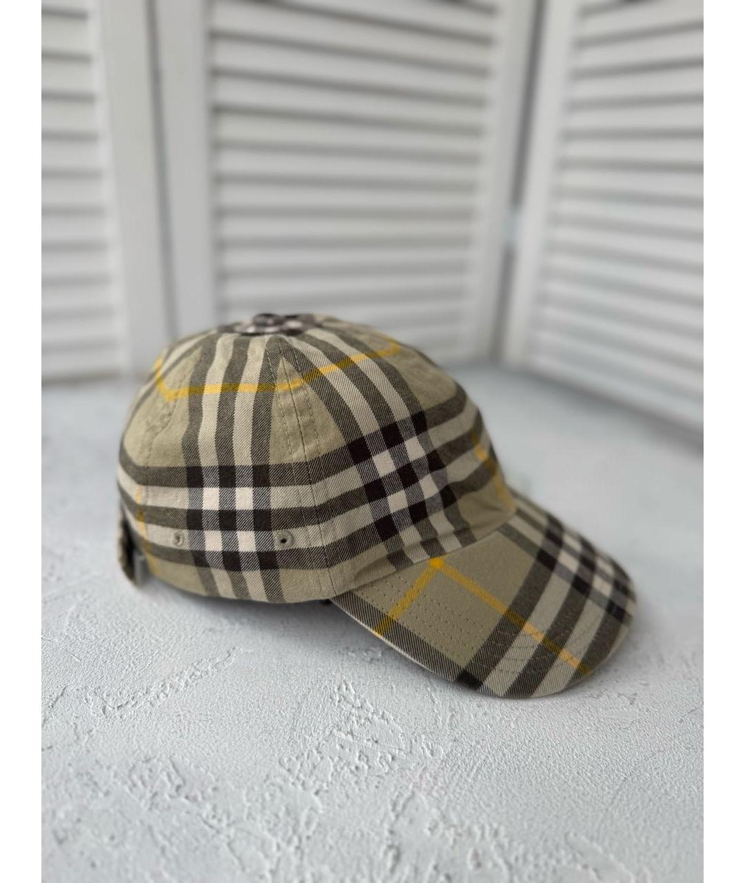BURBERRY Хлопковая кепка, фото 4