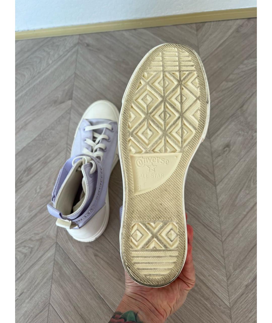 VANS Фиолетовые текстильные кеды, фото 7