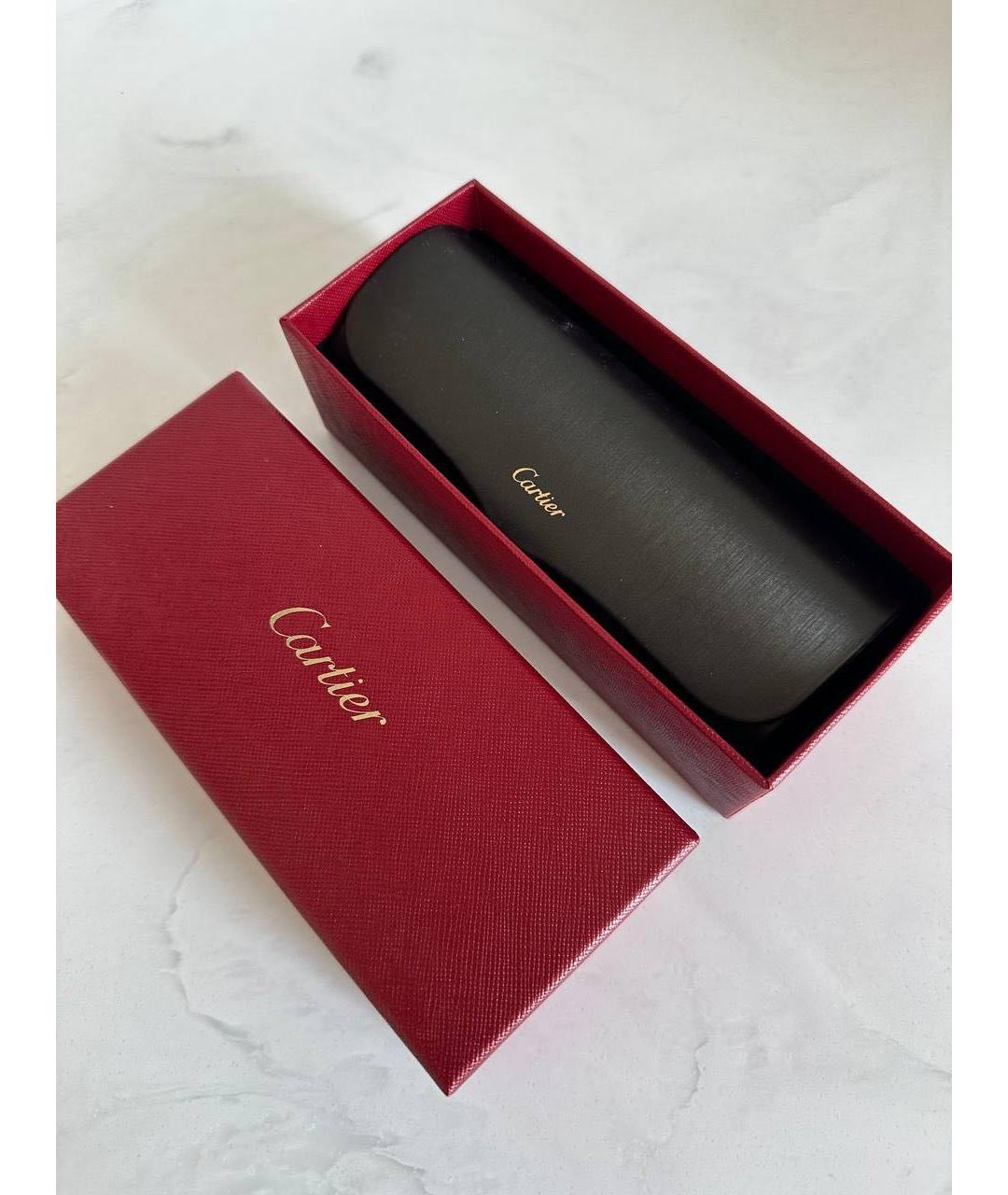 CARTIER Золотые солнцезащитные очки, фото 4