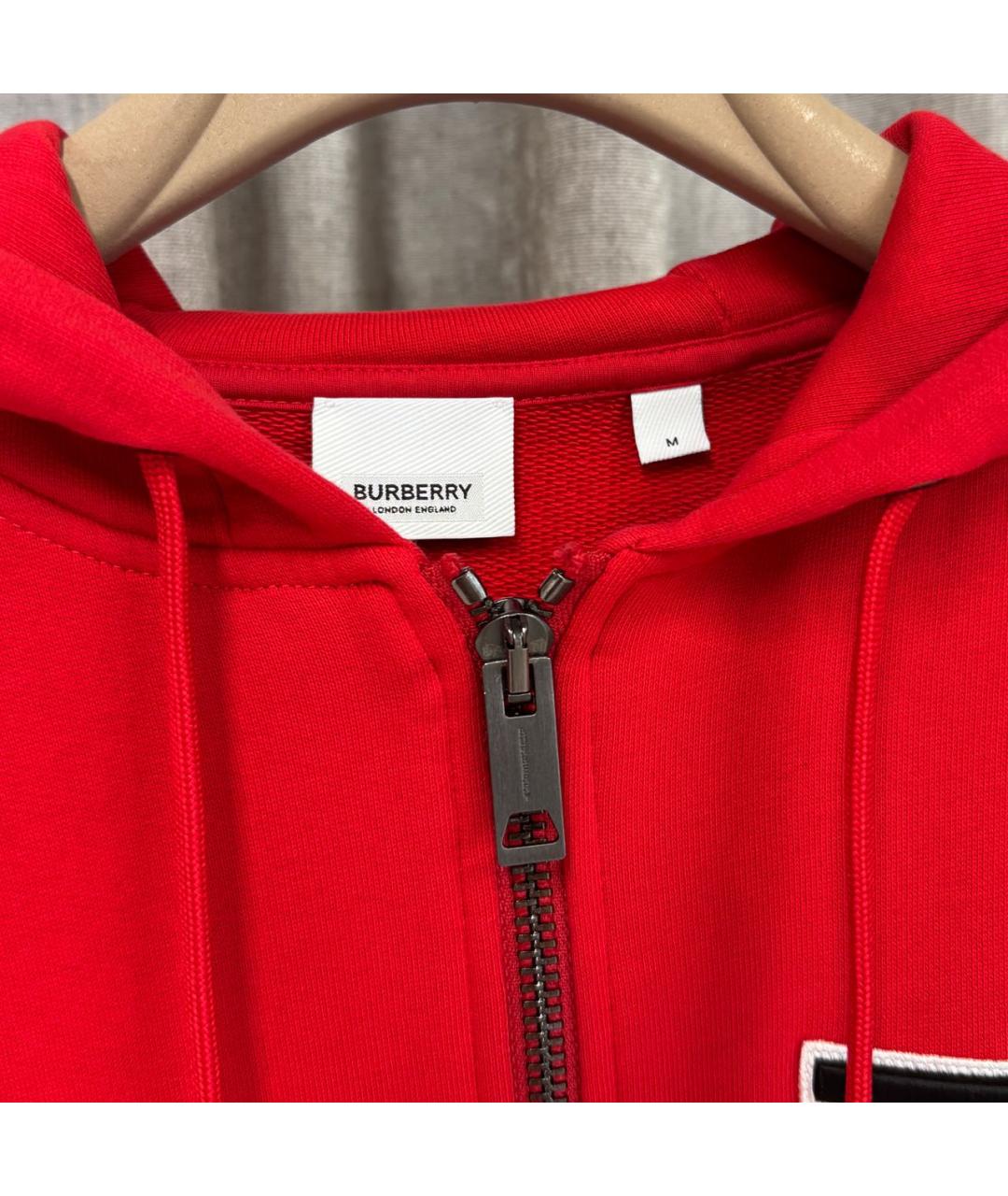 BURBERRY Красный хлопко-эластановый костюм с брюками, фото 3