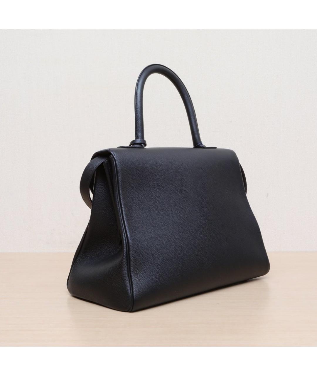 DELVAUX Черная кожаная сумка через плечо, фото 6