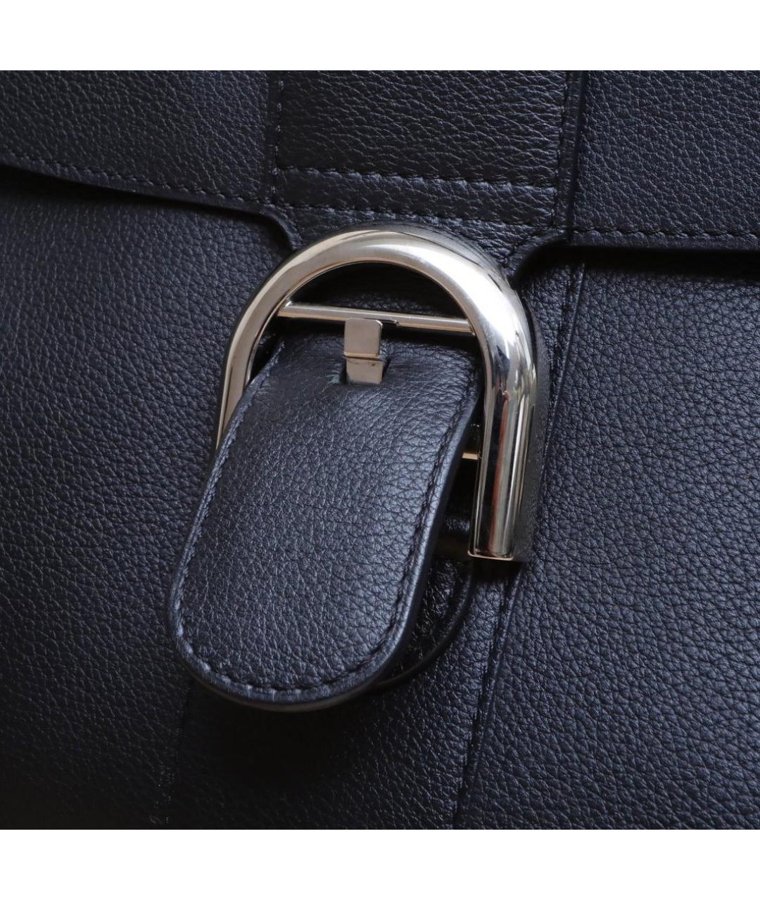 DELVAUX Черная кожаная сумка через плечо, фото 8