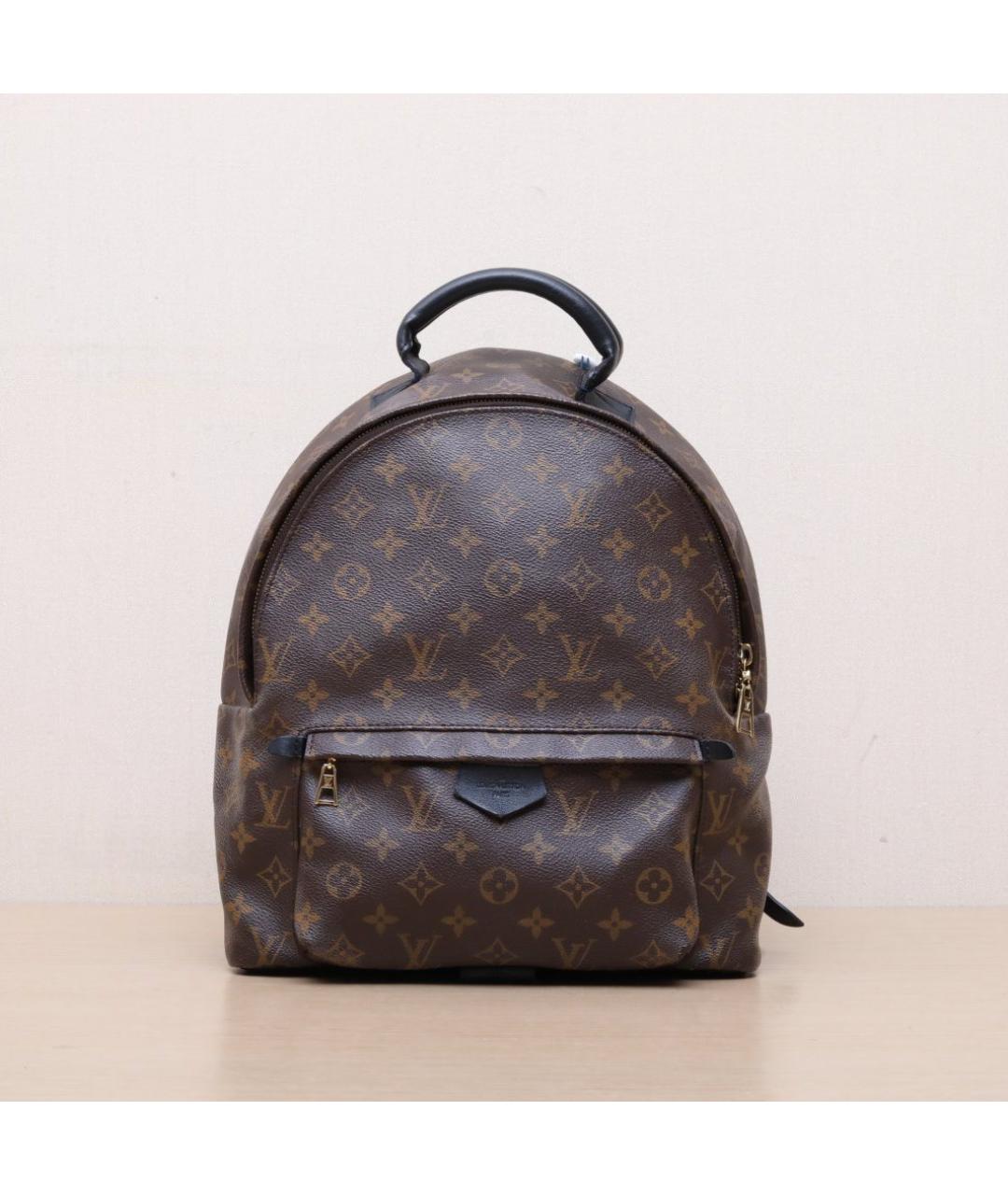 LOUIS VUITTON Коричневый кожаный рюкзак, фото 3