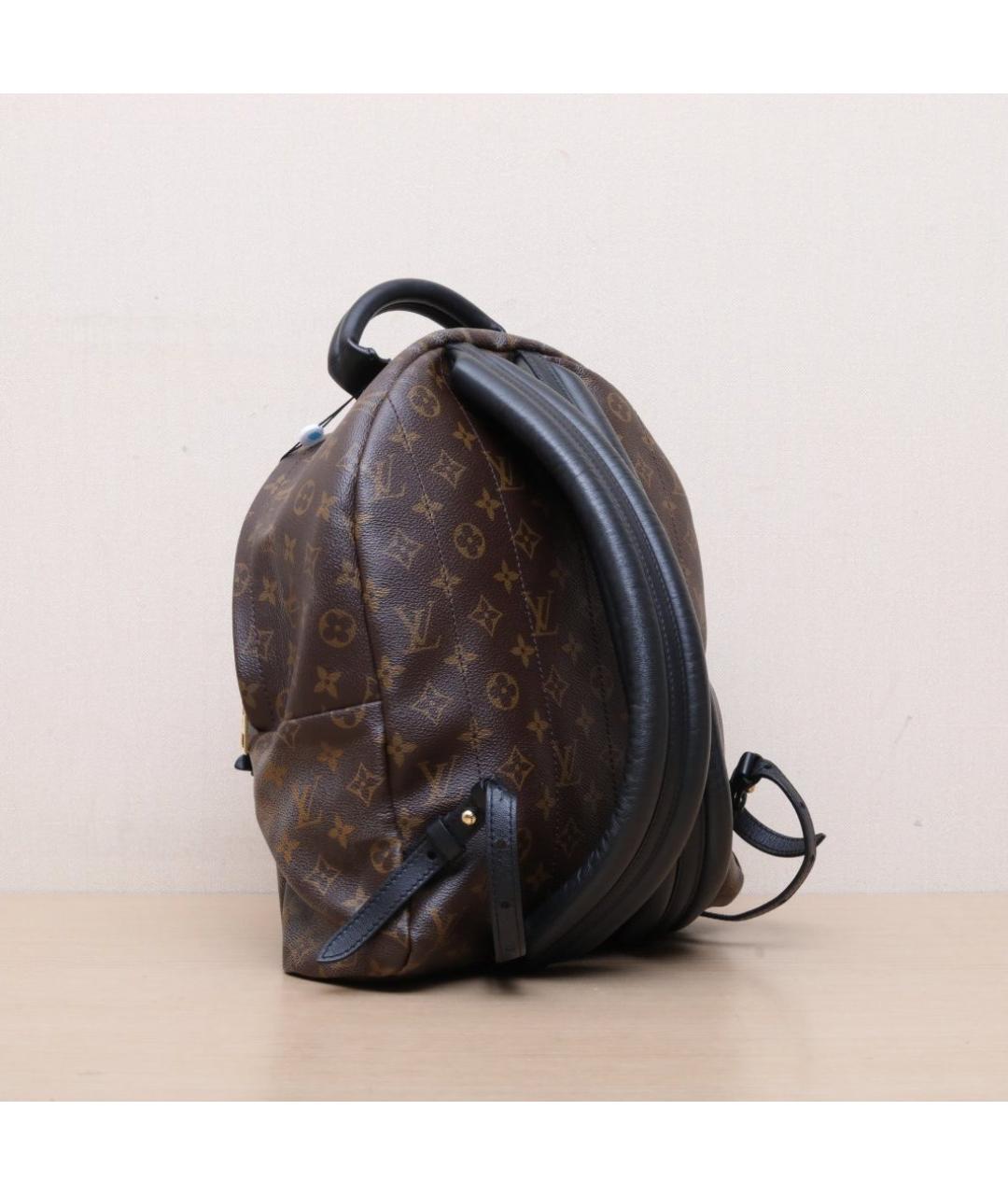 LOUIS VUITTON Коричневый кожаный рюкзак, фото 6