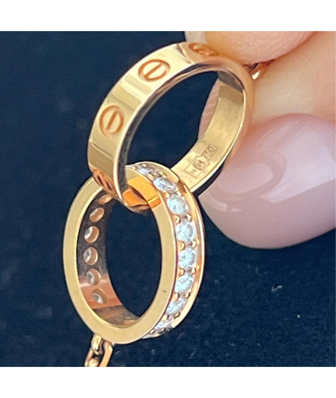 CARTIER Золотое колье из розового золота, фото 4