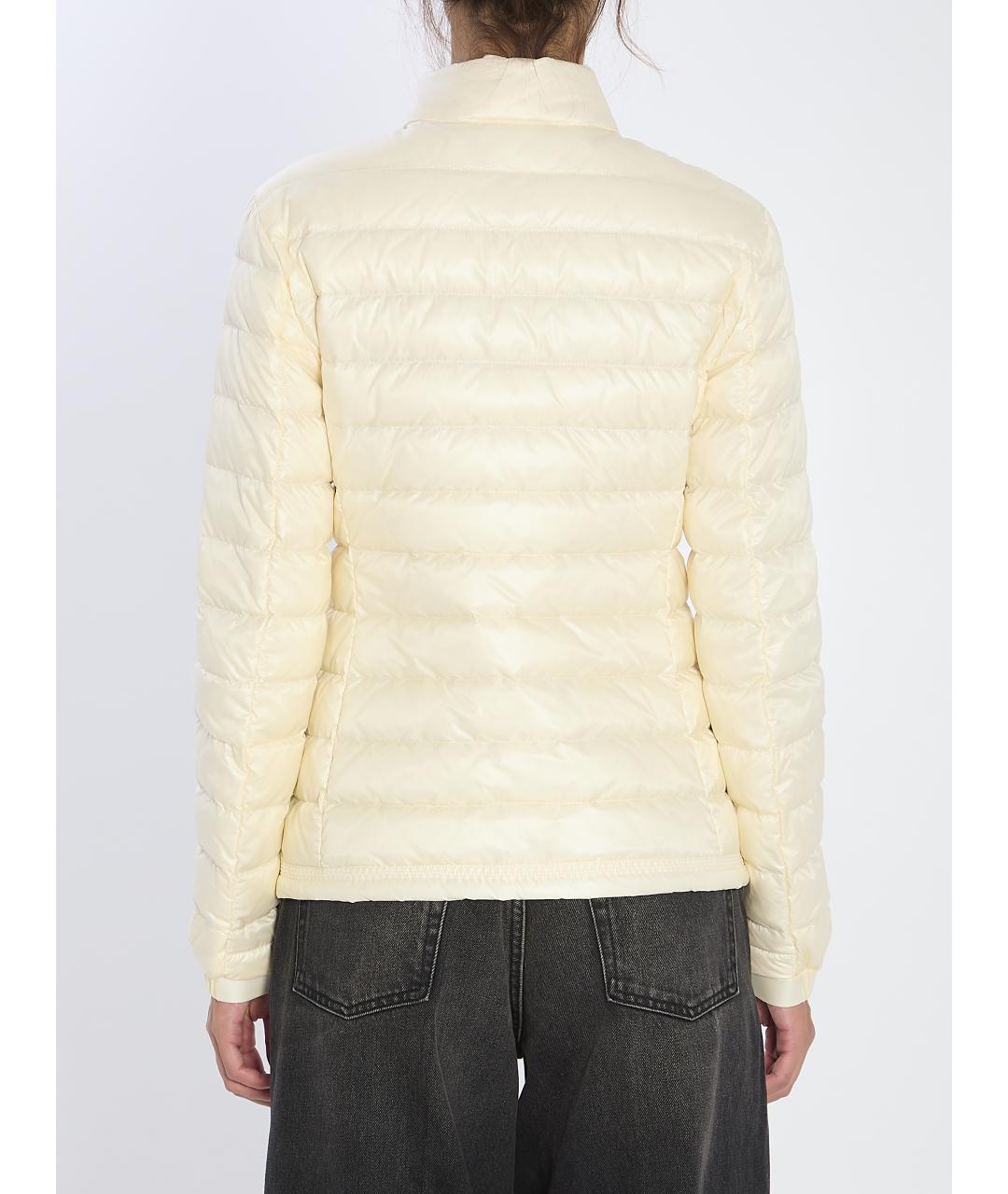 MONCLER GRENOBLE Бежевая полиэстеровая куртка, фото 5