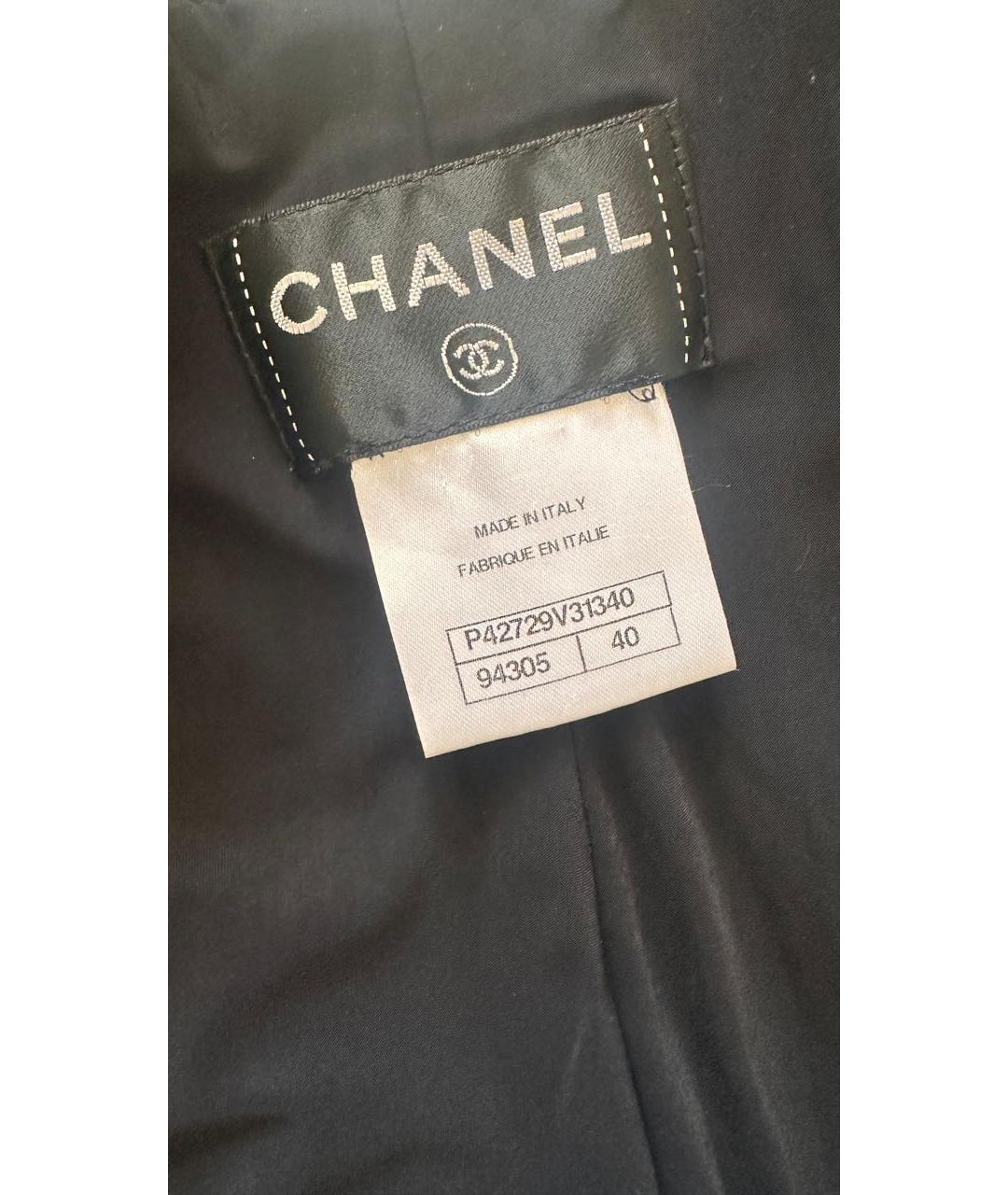 CHANEL Черное полиамидовое коктейльное платье, фото 5