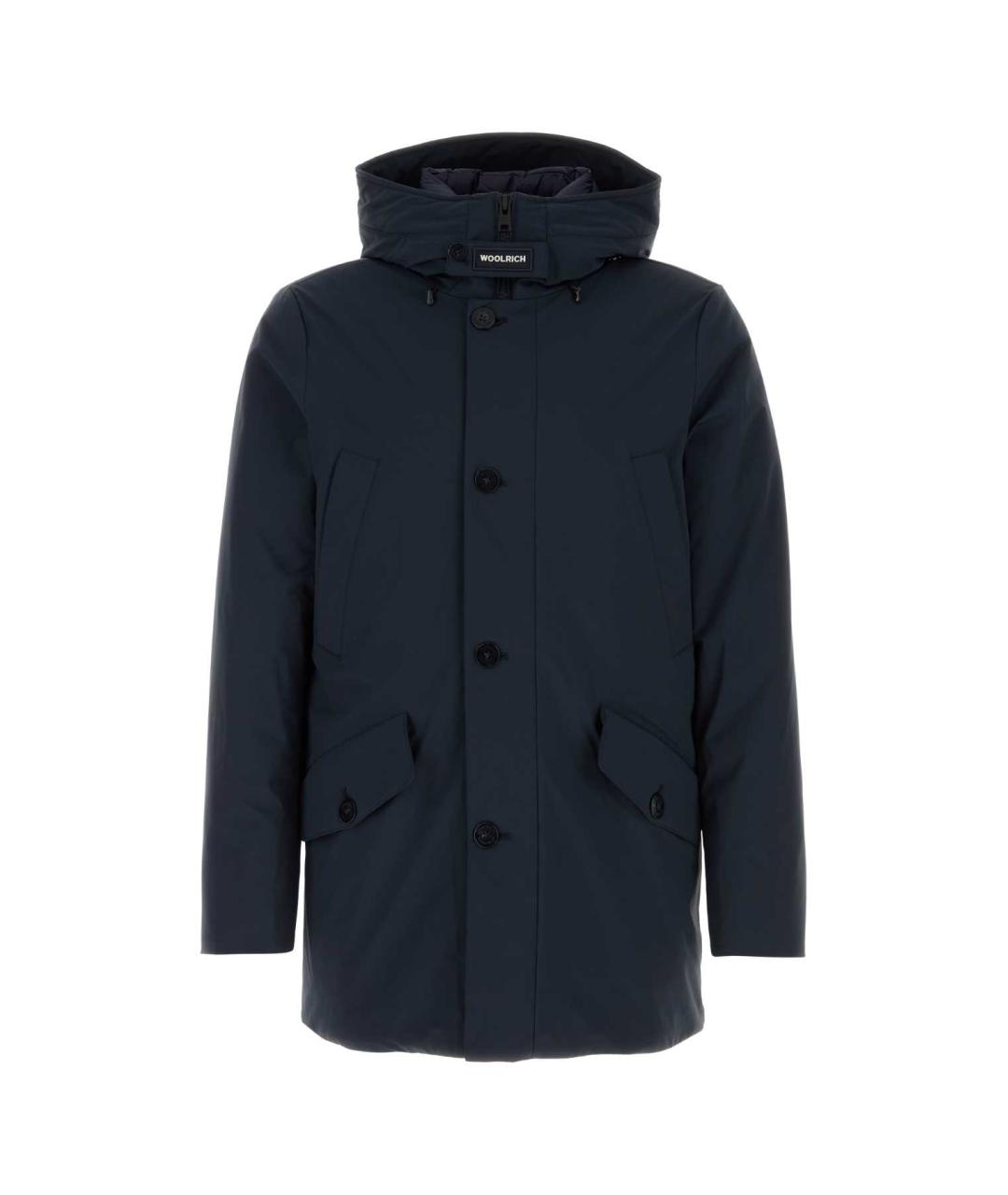 WOOLRICH Темно-синяя полиамидовая куртка, фото 1