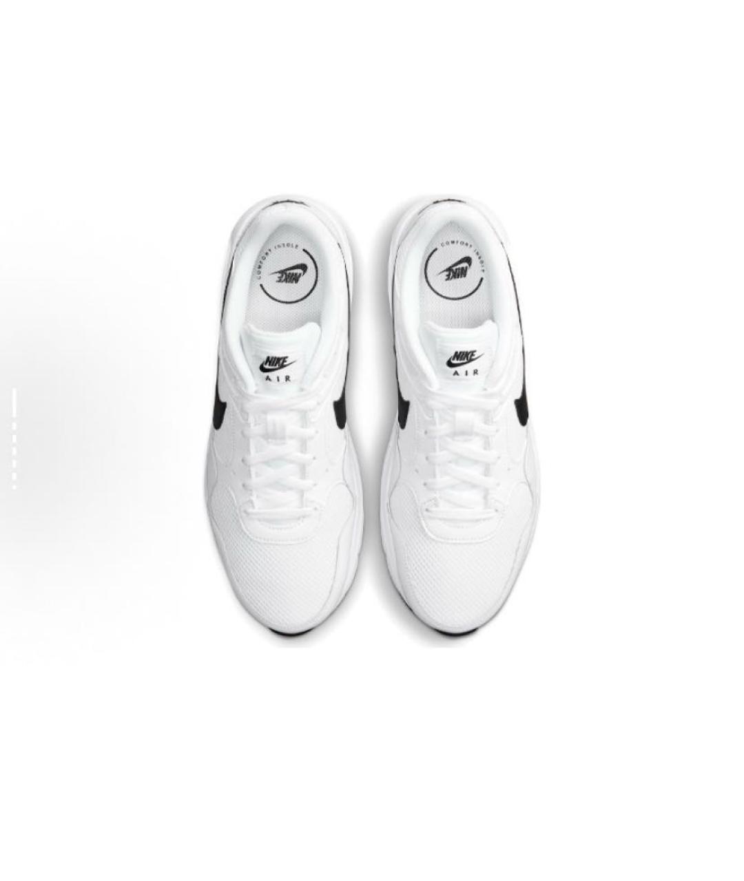 NIKE Белые текстильные кроссовки, фото 4