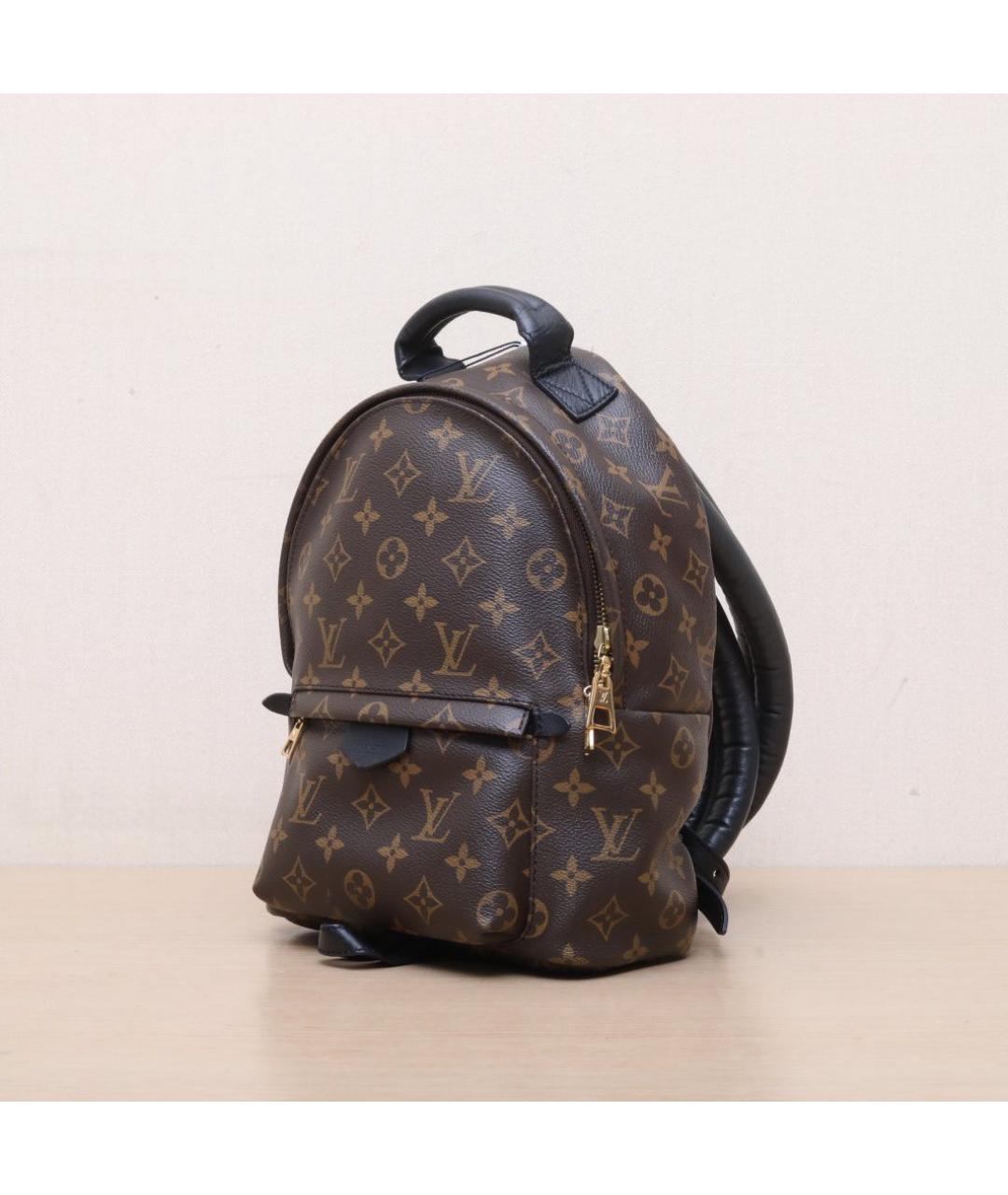 LOUIS VUITTON Коричневый кожаный рюкзак, фото 4