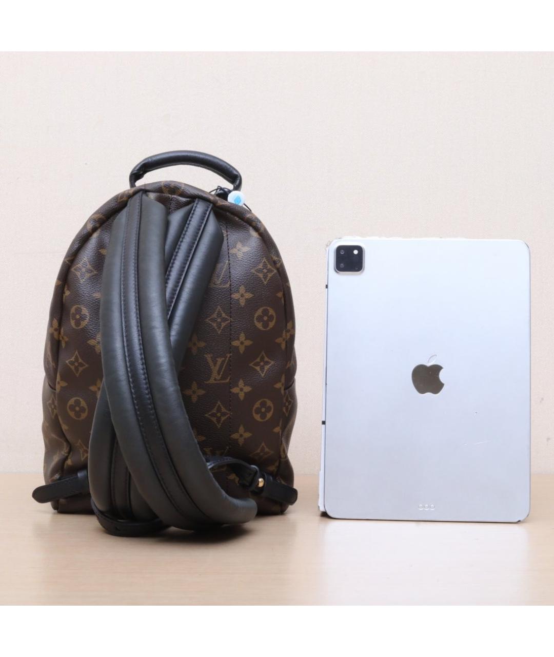 LOUIS VUITTON Коричневый кожаный рюкзак, фото 7