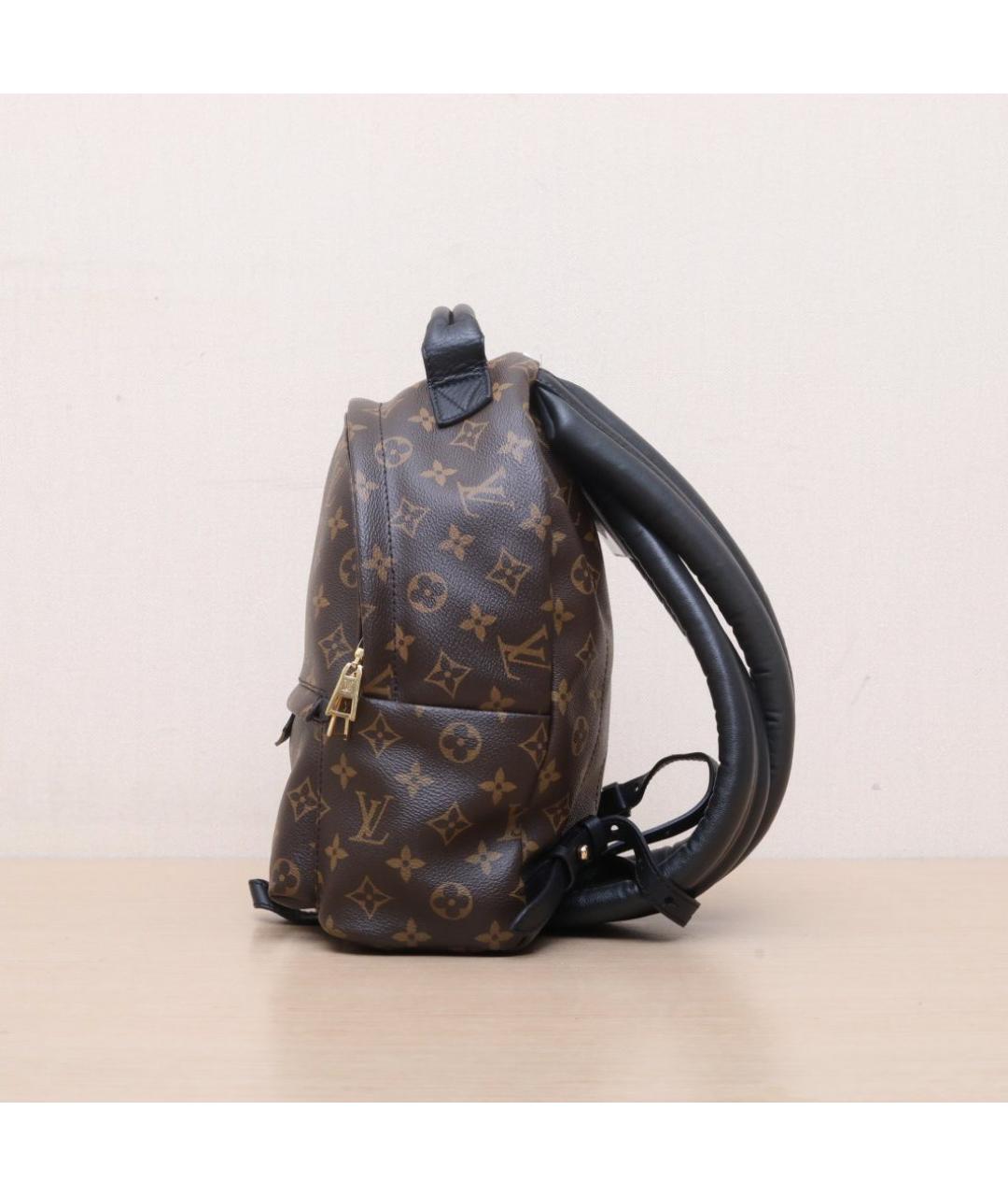 LOUIS VUITTON Коричневый кожаный рюкзак, фото 5