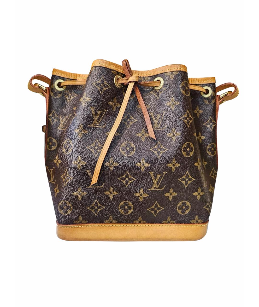 LOUIS VUITTON Коричневая кожаная сумка тоут, фото 1