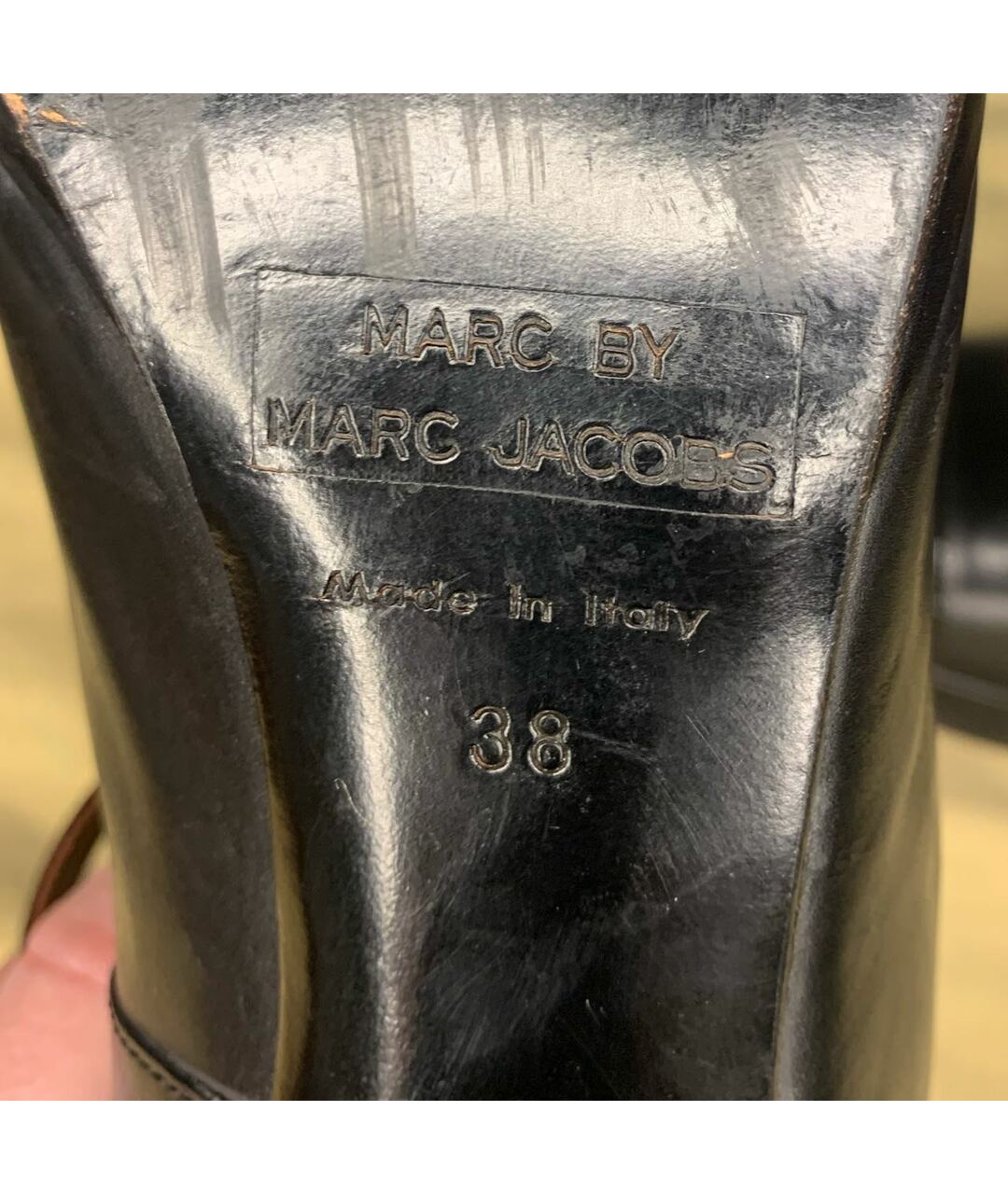 MARC BY MARC JACOBS Черные кожаные туфли, фото 5