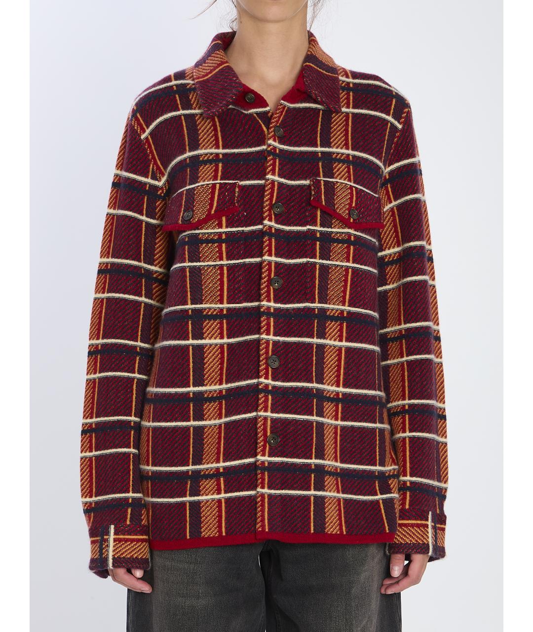 GUEST IN RESIDENCE Бордовая кашемировая рубашка, фото 6