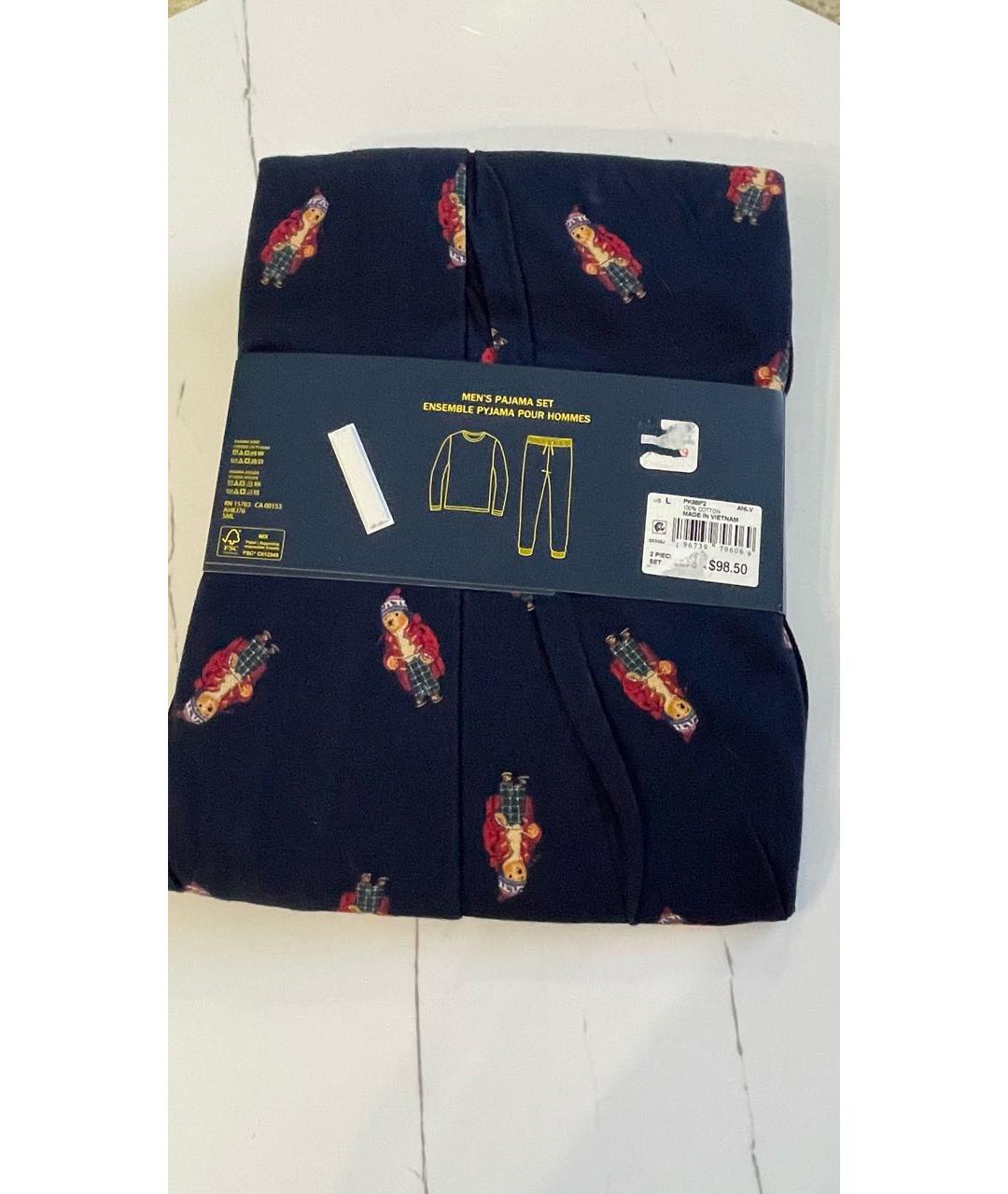 POLO RALPH LAUREN Темно-синяя пижама, фото 5