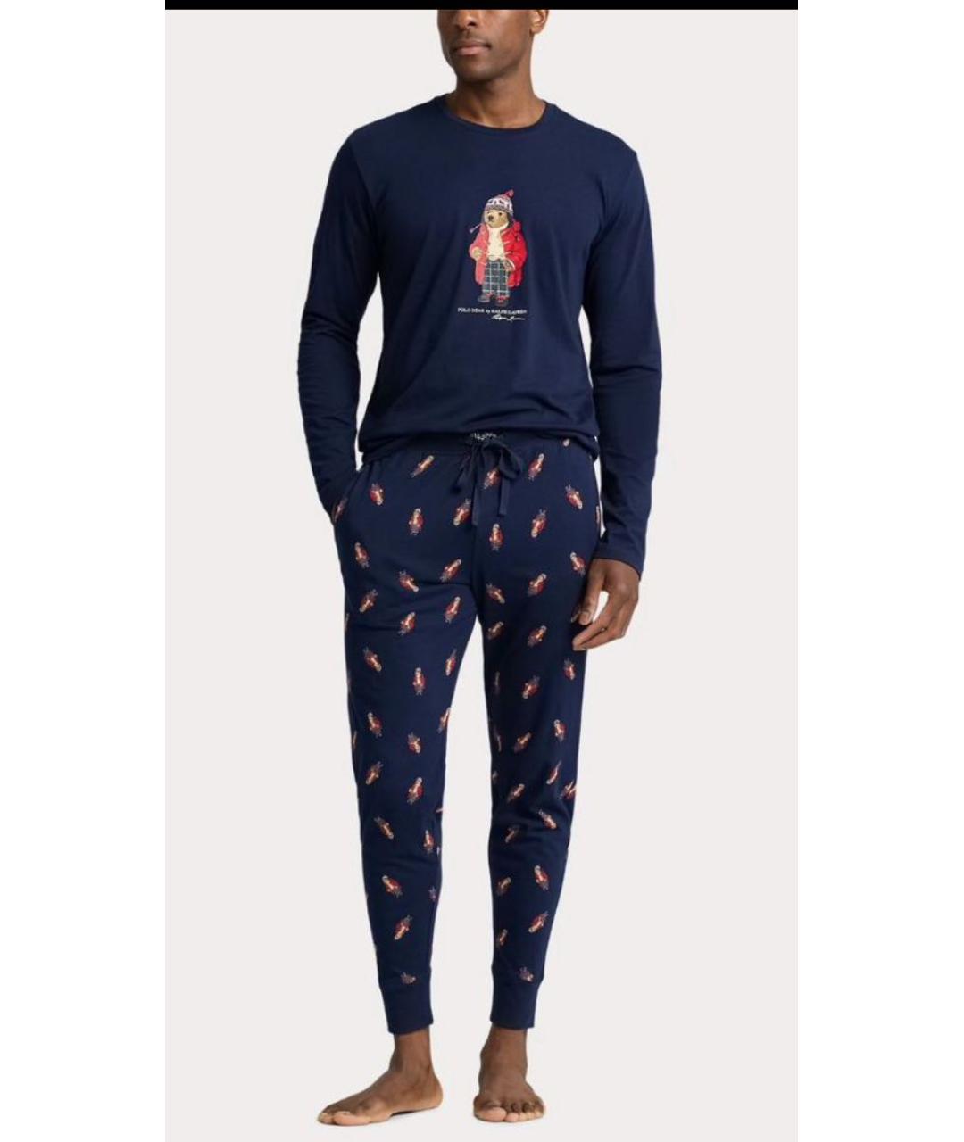 POLO RALPH LAUREN Темно-синяя пижама, фото 2