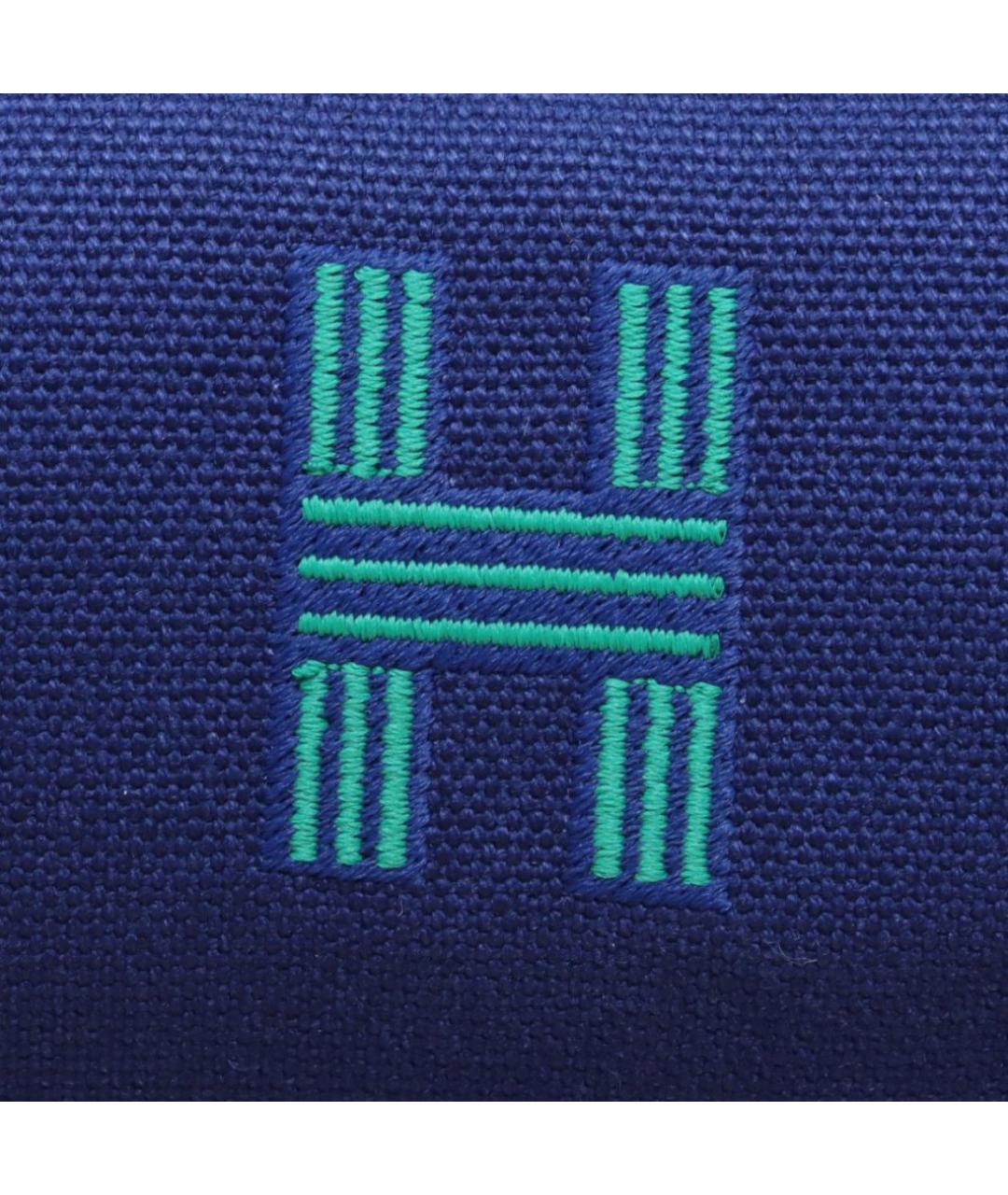 HERMES Синяя дорожная/спортивная сумка, фото 7