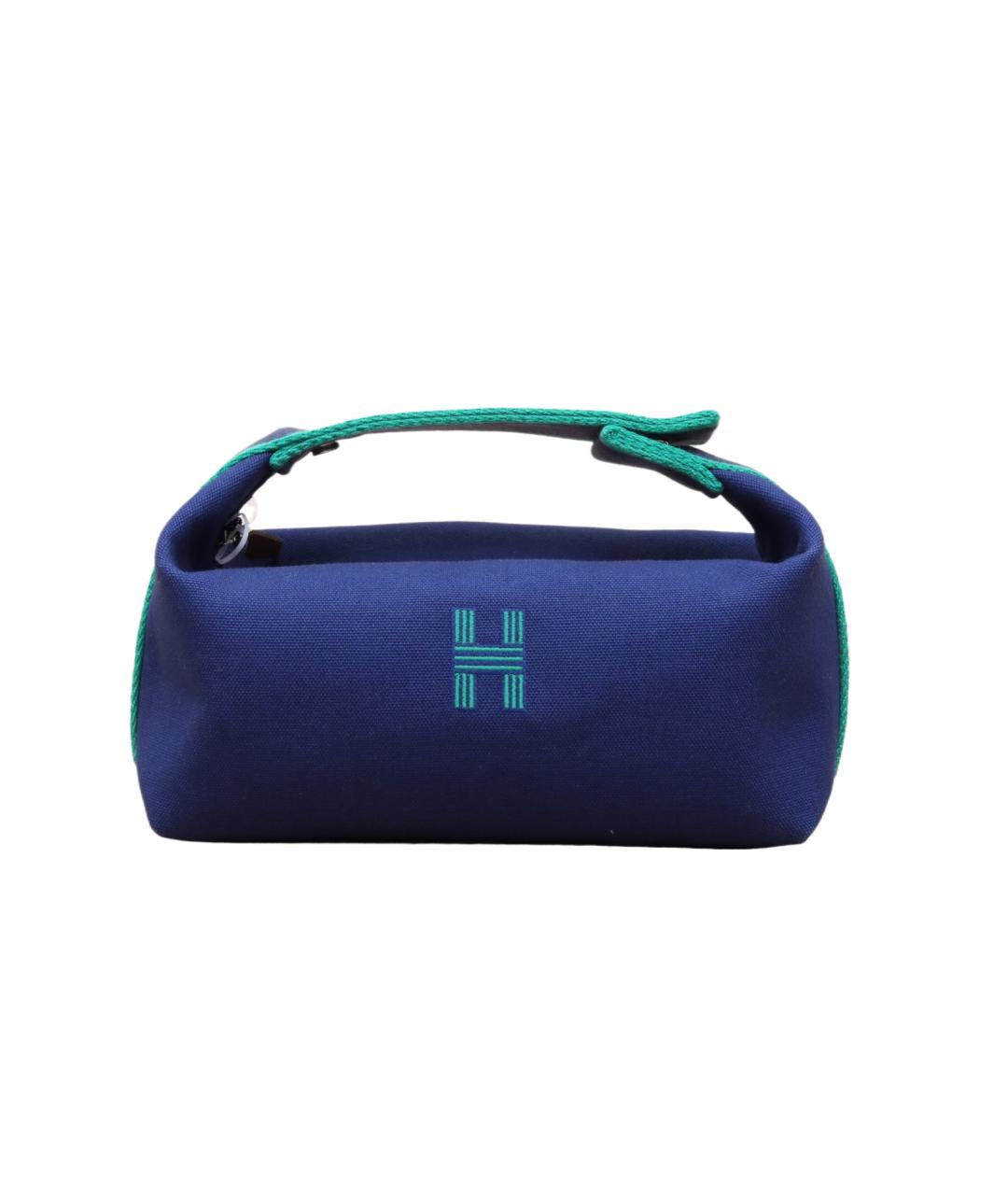HERMES Синяя дорожная/спортивная сумка, фото 1