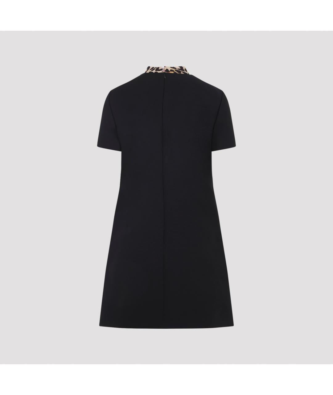 VALENTINO Черное шерстяное платье, фото 3